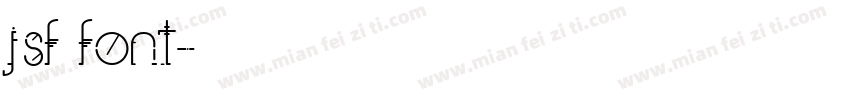 jsf font字体转换